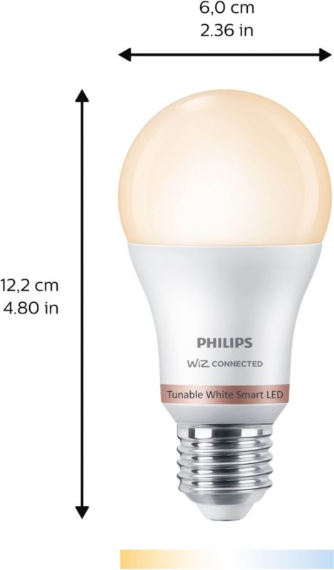 LED Smart Pære Philips SMD A60 E27 2700/6500 K Hvid