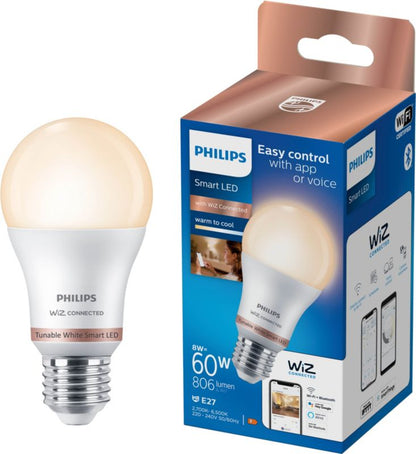 LED Smart Pære Philips SMD A60 E27 2700/6500 K Hvid