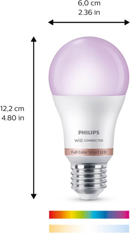 Smart LED-pære Philips SMD A60 E27 RGB