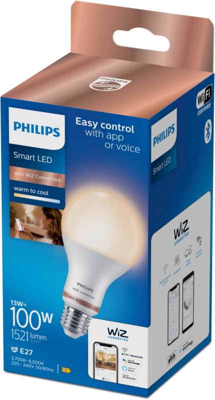 Smart LED-pære Philips SMD A67 E27 2700/6500 K