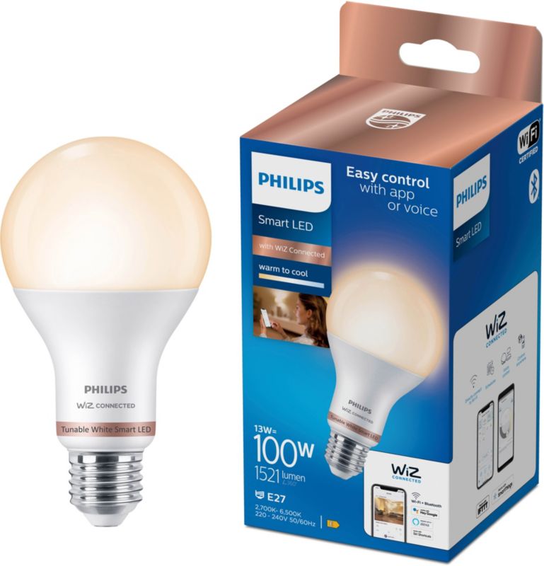 Smart LED-pære Philips SMD A67 E27 2700/6500 K