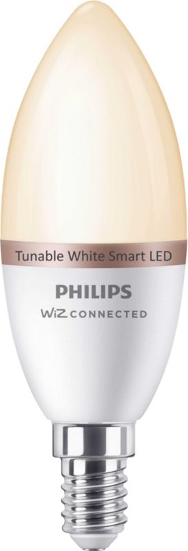 LED Smart-pære SMD C37 E14 2700/6500 K Hvid