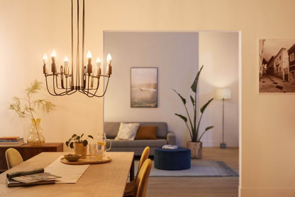 LED Smartpære SMD C37 E14 RGB