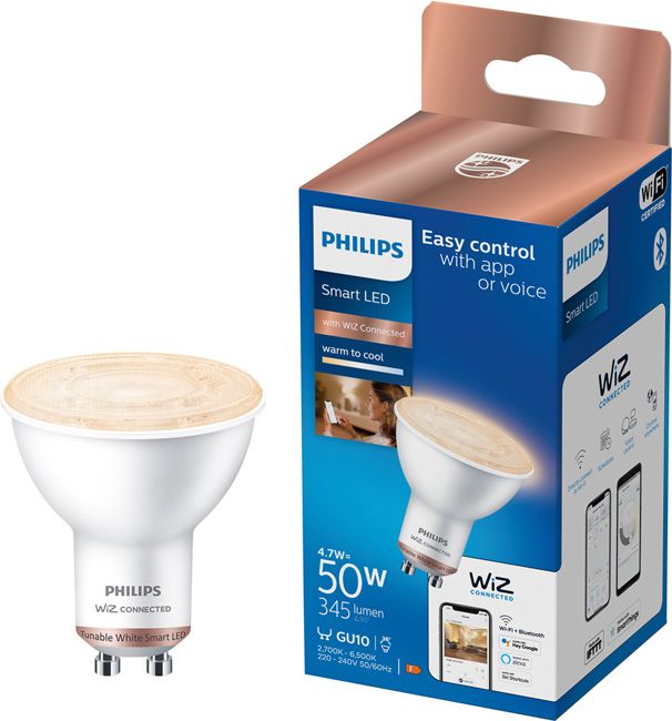 Smart LED-pære Philips SMD GU10 2700/6000 K