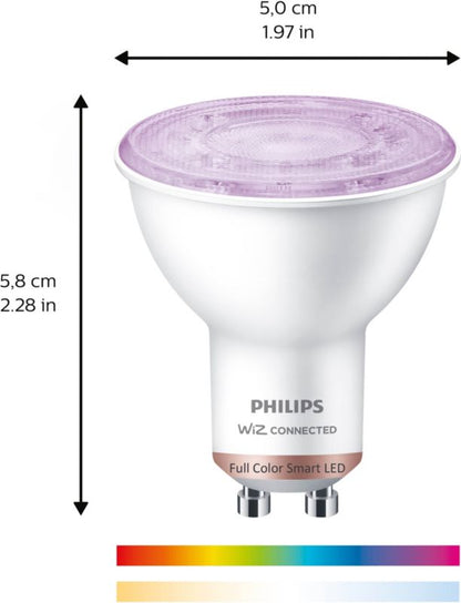 Smart LED-pære Philips SMD GU10 RGB