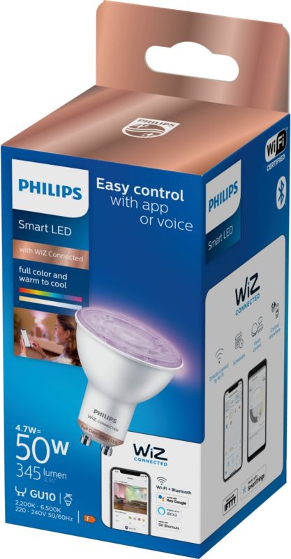 Smart LED-pære GU10 RGB 4,7 W 400 lm