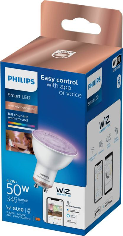 Smart LED-pære GU10 RGB 4,7 W 400 lm