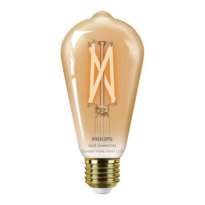 Smart LED-pære Philips ST64 E27 2000/5000 K amber
