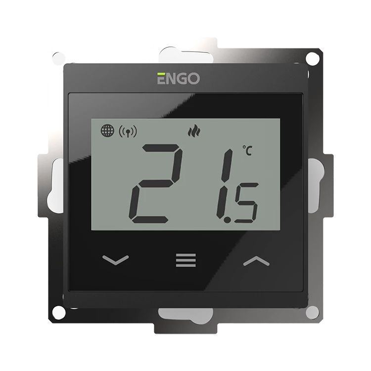 Wi-Fi Termostat 230V 55x55 mm Sort