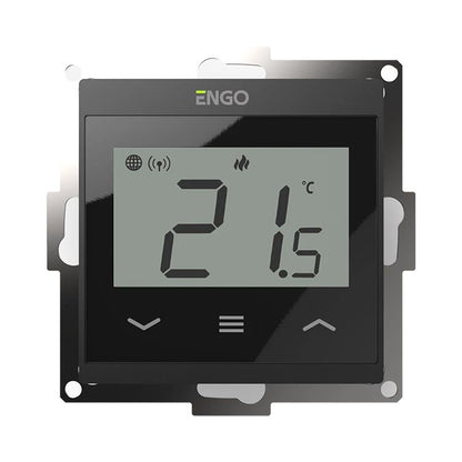 Wi-Fi Termostat 230V 55x55 mm Sort