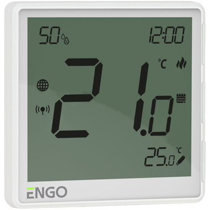 Indbygget Termostat ZigBee EONE230W 90x90 mm Hvid