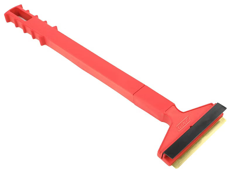 Isskraber med Messingklinge og Gummiskraber 37 cm