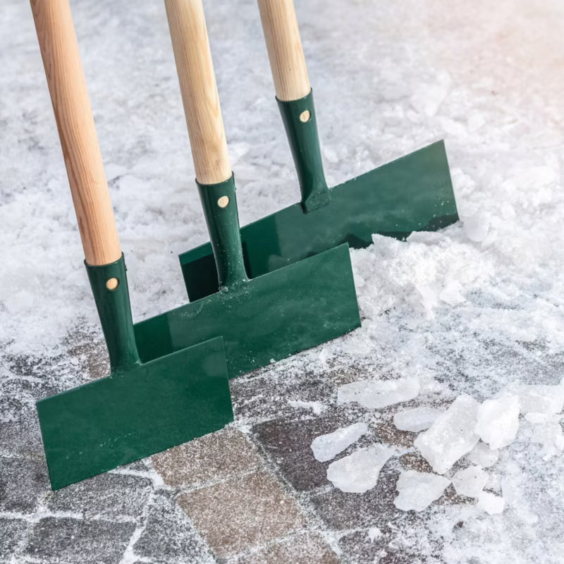 Isskraber til Fortov Grøn Træskaft