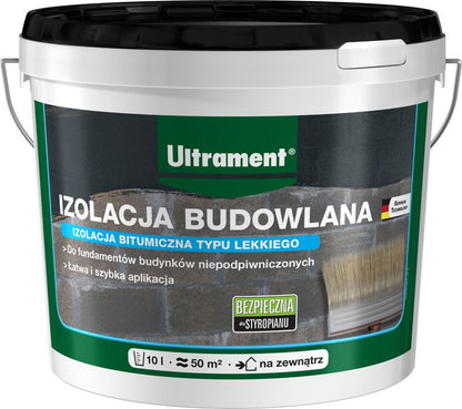 Bygningsisolering Bitumen 10 Liter
