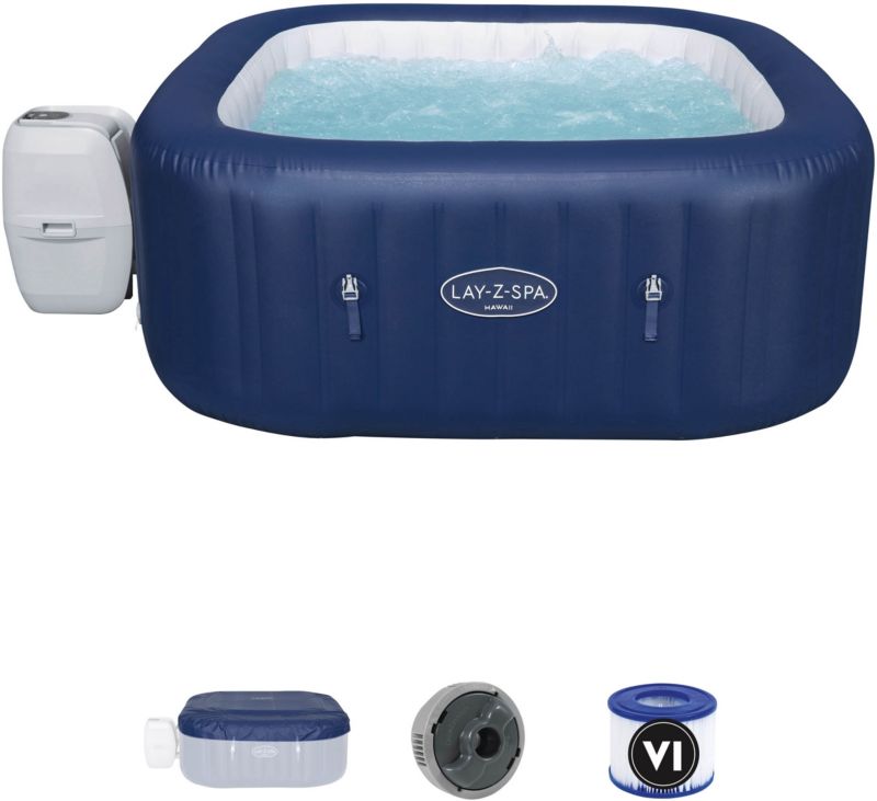 Bestway Hawaii jacuzzi i granatblå