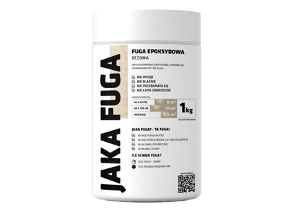 JAKA FUGA epoxysand Beige til fliser og mosaik 1 kg, 1 stk.