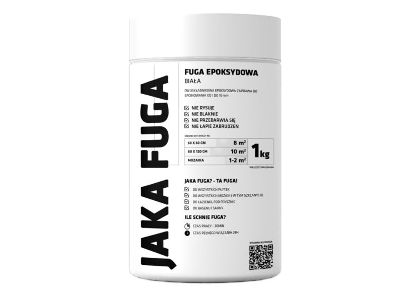 JAKA FUGA epoxysand hvid til fliser og mosaikker 1 kg