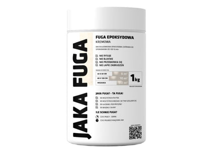 JAKA FUGA epoxysand til fliser og mosaikker, cremet, 1 kg, 1 stk.