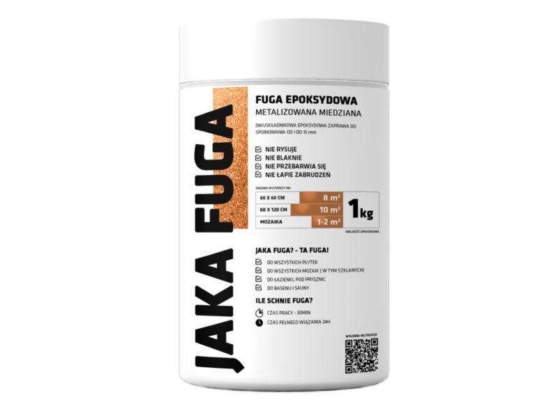 JAKA FUGA metaliseret epoxyfuge kobber 1 kg 1 stk.