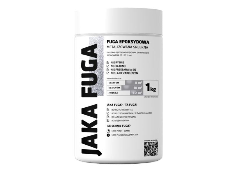JAKA FUGA metallisk epoxysfuge sølv 1 kg