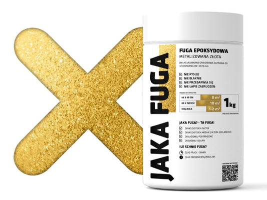 JAKA FUGA epoxybased metaliseret fuge i guld 1 kg