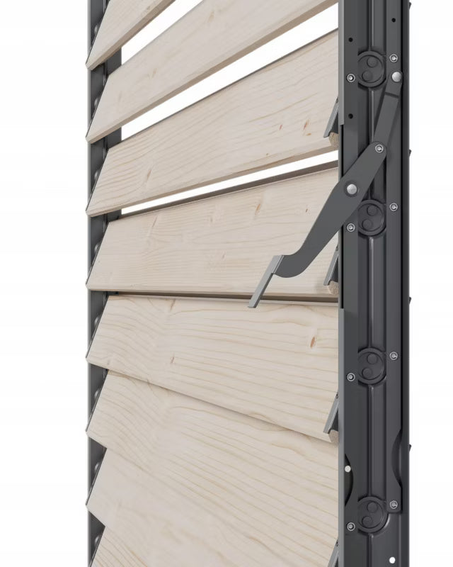 Jalousi Beslag 109 cm Antracit Stål