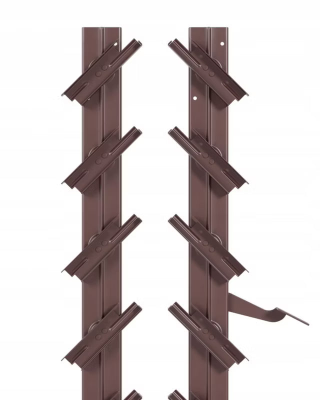 Jalousi Beslag 109 cm Brun Stål