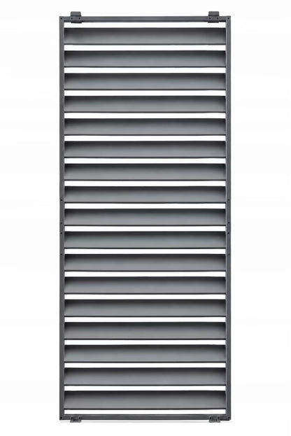 Jalousipanel 89,5x216 cm Antracit Aluminium
