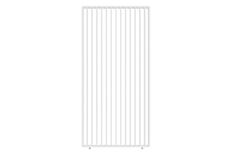Jalousipanel til Pergola 113,3x233,5 cm Hvid