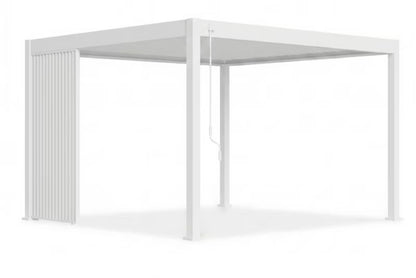 Jalousipanel til Pergola 113,3x233,5 cm Hvid