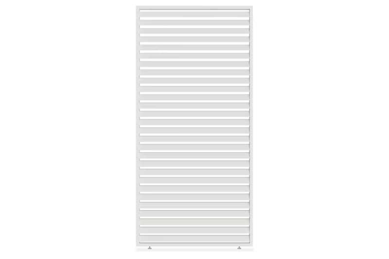 Jalousipanel til Pergola 113,3x233,5 cm Hvid