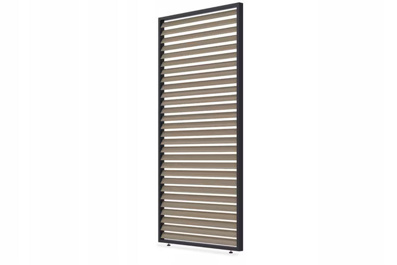 Jalousipanel til Pergola 113,3x233,5 cm Woodgrain