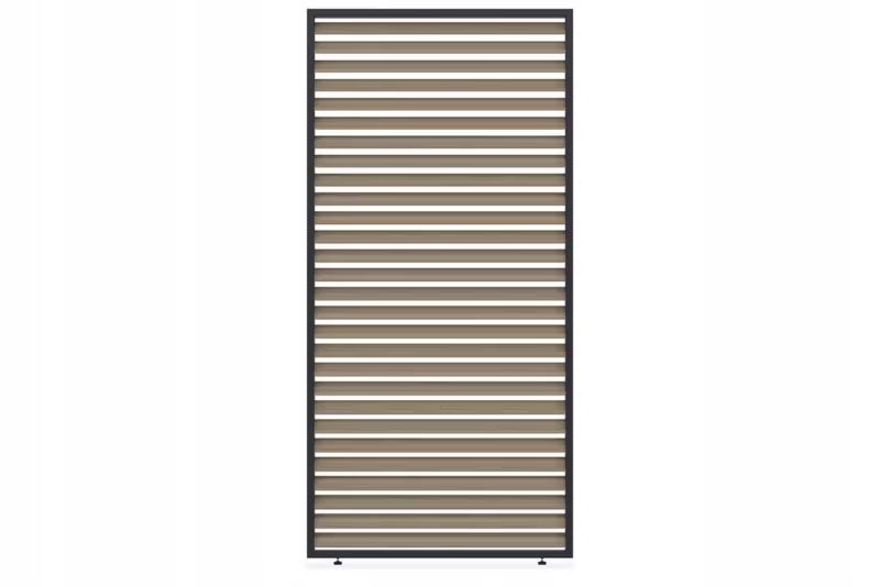 Jalousipanel til Pergola 113,3x233,5 cm Woodgrain