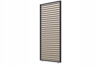 Jalousipanel til Pergola 113,3x233,5 cm Woodgrain