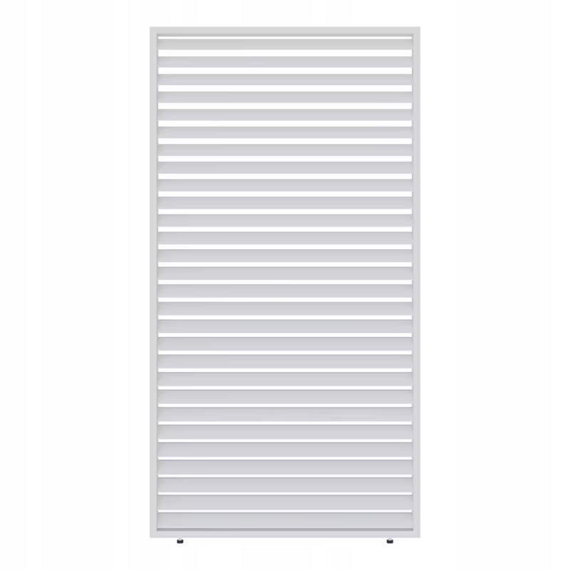 Jalousipanel til Pergola 123,5x233,5 cm Hvid