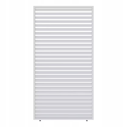 Jalousipanel til Pergola 123,5x233,5 cm Hvid