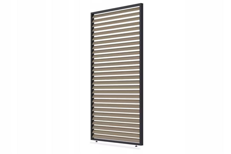 Jalousipanel til Pergola 123,5x233,5 cm Trælook
