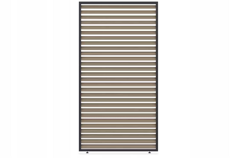 Jalousipanel til Pergola 123,5x233,5 cm Trælook