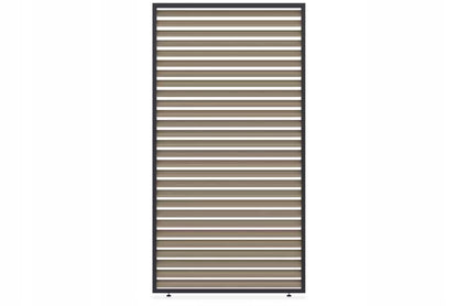 Jalousipanel til Pergola 123,5x233,5 cm Trælook