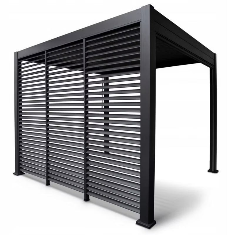 Jalousipanel til Pergola 93x239 cm Antracit