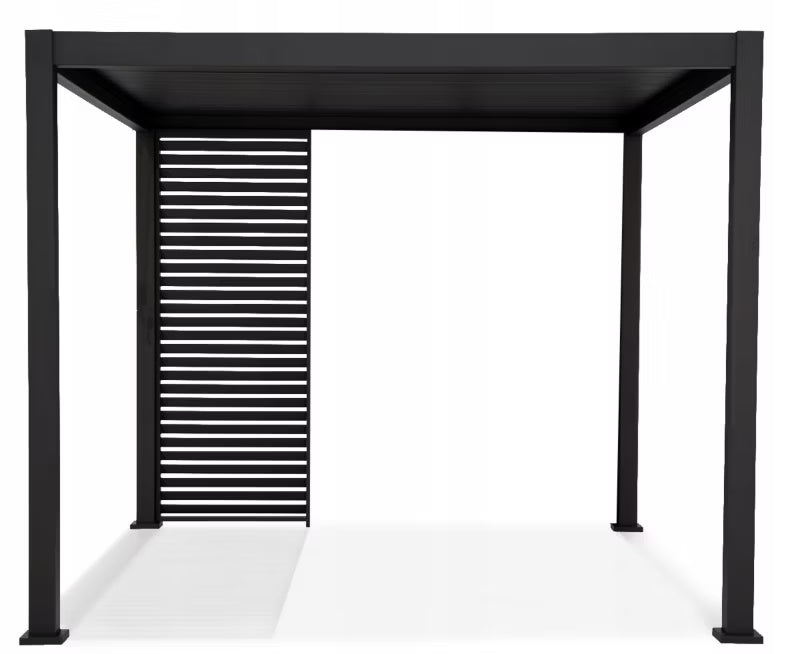 Jalousipanel til Pergola 93x239 cm Antracit