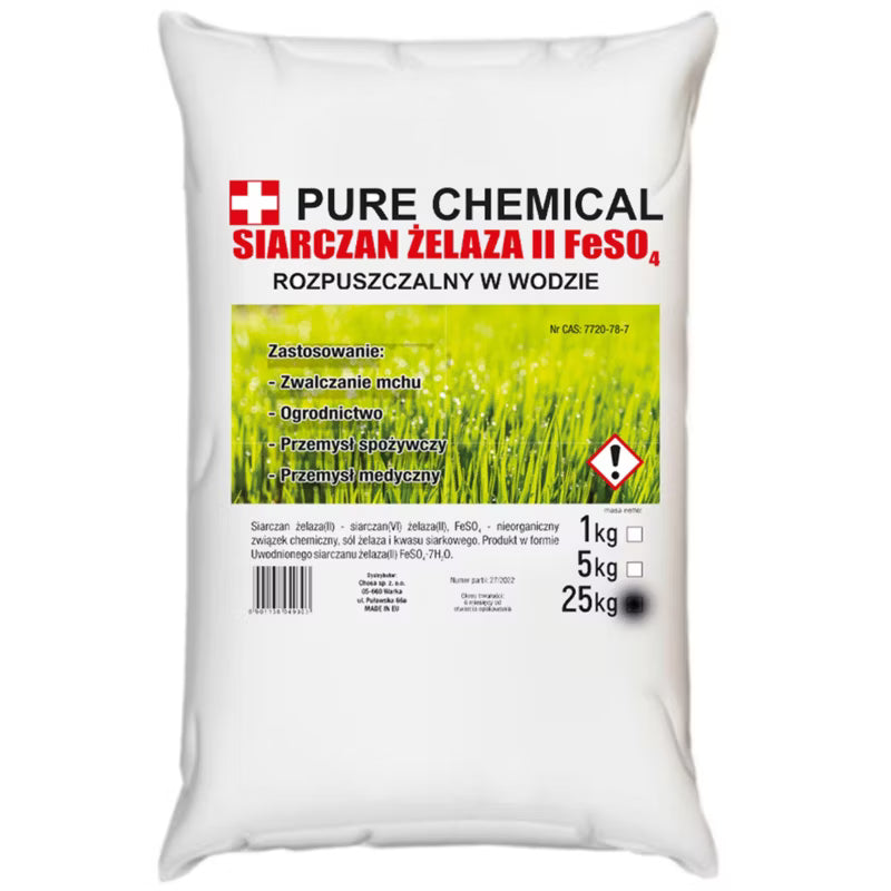 Jernsulfat Heptahydrat 25 kg Græsplænegødning | 5901138049303