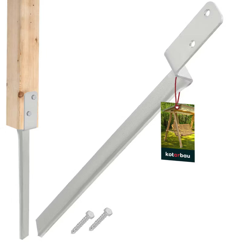 Jordanker til Gynge 50 cm Galvaniseret Stål