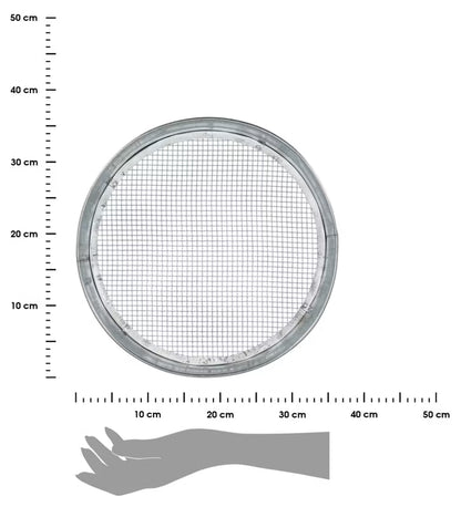 Jordsigte 36,5 cm Sølv Stål