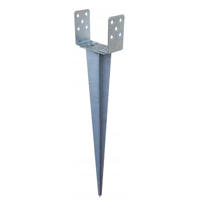 Jordspyd Justerbar 0-120 mm Galvaniseret Stål 70 cm