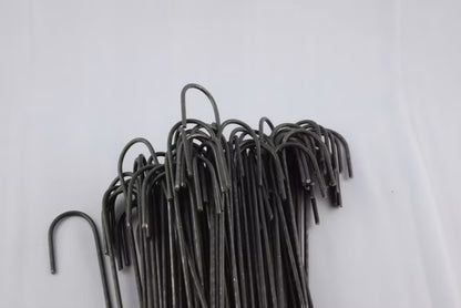 Jordspyd Metal 25 cm Grå 100 Stk.