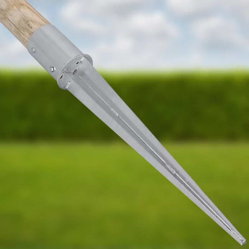 Jordspyd Rund Ø80 mm 75 cm Varmgalvaniseret Stål