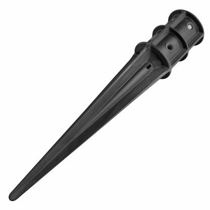 Jordspyd Rund Ø81x610 mm Sort