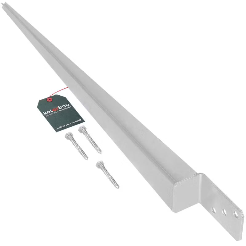 Jordspyd Stolpebærer Type L 600 mm Galvaniseret Stål