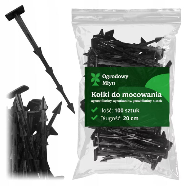 Jordspyd til Ukrudtsdug 20 cm 100 Stk